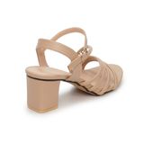 Sandal nữ Hanatabi 4 quai chéo gót cao 5cm hậu c đế TA cao cấp chống trơn trượt  mã HNSDG5F886 (Size 35 -> 41)