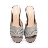 Dép nữ Hanatabi quai lưới đính đá đế xuồng siêu nhẹ cao 7cm mã HNDEL7F945 (Size 35 -> 39)