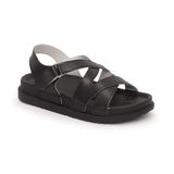 Sandal nữ Hanatabi 2 lớp quai ngang may liền đế cao 3cm mã HNSD3F794 ( Size 35 -> 39)