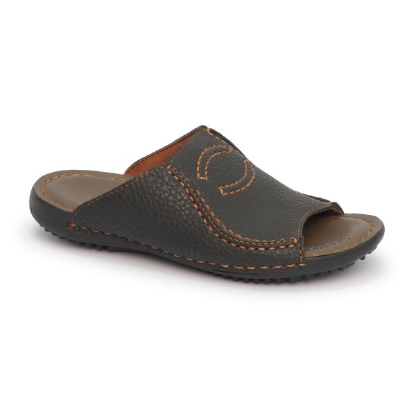 Dép da nam đế cao 2cm mã HNDEDA2F784 (Size 38 -> 42)