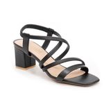 Sandal nữ hanatabi quai 2 dây mũi vuông gót cao 5cm hậu thun đế TA cao cấp chống trơn trượt mã HNSDT5F776 (Size 35 -> 41)