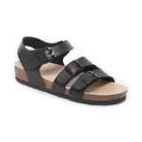 Sandal nữ Hanatabi 2 quai ngang có khóa đế trấu cao 3cm mã HNSD3F986 (Size 35 -> 39)