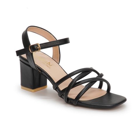 giày sandal nữ cao gót 5cm Hanatabi quai đan mũi vuông hậu c đế TA bigsize (35-41) mã HNSDG5F878