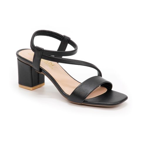 Giày Sandal Nữ Cao Gót 5cm Hanatabi Quai Ngang Mũi Vuông Hậu Thun Đế TA Bigsize (35-41) mã HNSDT5F775