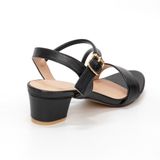 Sandal nữ Hanatabi bản ngang 2 quai chéo khóa gót cao 3cm hậu c đế TA cao cấp chống trơn trượt mã HNSDG3F892 (Size 35 -> 41)