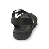 Sandal nam full đen đế nhẹ cao 2 cm mã HNSDFHA271 ( Size 40 -> 44)