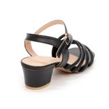 Sandal nữ Hanatabi 4 quai chéo mũi vuông gót 3cm hậu c đế TA cao cấp chống trơn trượt mã HNSDG3F887 (Size 35 -> 41)