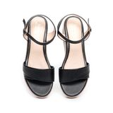 Sandal nữ Hanatabi quai ngang 1 xếp đế xuồng siêu nhẹ cao 5cm hậu c mã HNSD5F969 (Size 36 -> 40)