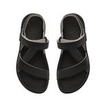 Sandal nữ Hanatabi 2 lớp quai chéo may liền đế cao 2cm mã HNSDX2F803 (Size 35 -> 39)