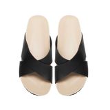 Dép nữ Hanatabi 2 quai chéo đế trấu cao 3cm mã HNDE3F978 (Size 35 -> 39)