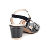 Sandal nữ Hanatabi quai chéo gót cao 5cm hậu c đế TA cao cấp chống trơn trượt mã HNSDG5F1008 (Size 35 -> 41)