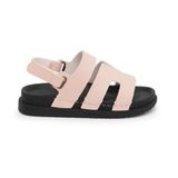 Sandal nữ Hanatabi 2 lớp quai chứ H may liền đế cao 3cm mã HNSDX3F824 (Size 35 -> 39)