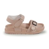 Sandal nữ Hanatabi 2 lớp quai bản ngang có khóa may liền đế cao 3cm mã HNSD607 (Size 35 -> 39)