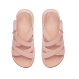 Sandal nữ Hanatabi 2 lớp quai ngang may liền đế cao 3cm mã HNSD3F794 ( Size 35 -> 39)