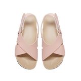 Sandal nữ Hanatabi quai chéo đế trấu cao 3cm mã HNSD3F984 (Size 35->39)