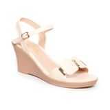 Sandal Nữ Hanatabi Quai ngang có khóa Đế Xuồng Siêu Nhẹ Cao 7cm Hậu C Mã HNSDX7F990 (Size 35 -> 39)