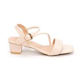 Sandal nữ Hanatabi bản ngang 2 quai chéo khóa mũi vuông gót cao 3cm hậu c đế TA cao cấp chống trơn trượt mã HNSDG7F895 (Size 35 -> 41)