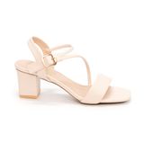 Sandal nữ Hanatabi bản ngang 2 quai chéo khóa mũi vuông gót cao 5cm hậu c mã HNSDG7F896 (Size 35 -> 41)