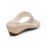 Dép kẹp nữ Hanatabi quai xoàn đế xuồng cao 5cm mã HNDEK5F798 (Size 36 -> 40)