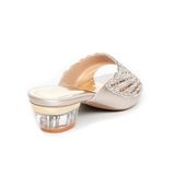 Dép nữ Hanatabi đính xoàn gót mika cao 3cm mã HNDE3F994 (Size 35 -> 41)