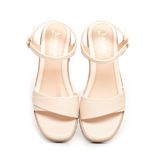 Sandal nữ Hanatabi quai ngang 2 xếp đế PU siêu nhẹ cao 7cm hậu c mã HNSDG7F966 (Size 35 -> 39)