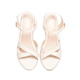 Sandal nữ Hanatabi quai chéo đế xuồng siêu nhẹ cao 7cm hậu c mã HNSDX7F999 (Size 35 -> 39)