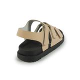 Sandal nữ Hanatabi 2 lớp 3 quai xé may liền đế cao 3cm mã HNSD424 ( Size 35 -> 39)