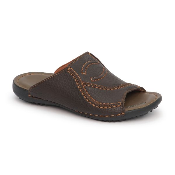 Dép da nam đế cao 2cm mã HNDEDA2F751 (Size 38 -> 42)