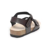 Sandal nữ xỏ ngón Hanatabi 2 quai chéo có khóa đế trấu cao 3cm mã HNSD3F983 (Size 35->39)