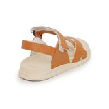 Sandal nữ Hanatabi 2 lớp quai chéo may liền đế cao 2cm mã HNSDX2F803 (Size 35 -> 39)