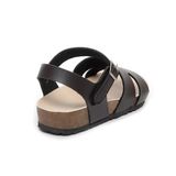 Sandal nữ Hanatabi quai chữ H đế trấu cao 3cm mã HNSD3F985 (Size 35 -> 39)