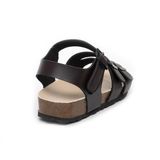 Sandal nữ Hanatabi 2 quai ngang có khóa đế trấu cao 3cm mã HNSD3F986 (Size 35 -> 39)