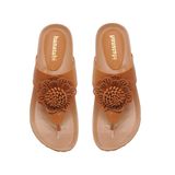 Dép kẹp nữ Hanatabi khoá bông đế xuồng cao 4cm mã HNDEK4F839 (Size 35 -> 39)