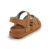 Sandal nữ Hanatabi 2 lớp 3 quai xé may liền đế cao 3cm mã HNSD424 ( Size 35 -> 39)