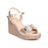 Sandal Nữ Hanatabi Quai Ngang Có Khóa Đế Pu Vân Gỗ Siêu Nhẹ Cao 9cm Hậu C Mã HNSDX9F1014 (Size 35 -> 39)