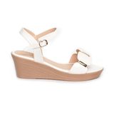 Sandal Nữ Hanatabi Quai ngang có khóa Đế Xuồng Siêu Nhẹ Cao 5cm Hậu C Mã HNSD6F992 (Size 35 -> 39)