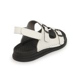 Sandal nữ Hanatabi 2 lớp quai bản có khóa may liền đế cao 2cm mã HNSDX2F805 (Size 35 -> 39)