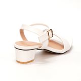 Sandal nữ Hanatabi bản ngang 2 quai chéo khóa gót cao 3cm hậu c đế TA cao cấp chống trơn trượt mã HNSDG3F892 (Size 35 -> 41)