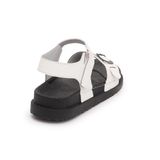 Sandal nữ Hanatabi 2 lớp quai bản ngang có khóa may liền đế cao 3cm mã HNSD607 (Size 35 -> 39)