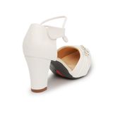 Búp bê mũi nhọn có khoá cao 7cm hậu xé mã HNBBHG7F810 (Size 35 -> 39)