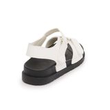 Sandal nữ Hanatabi 2 lớp quai bản ngang may liền đế cao 3cm mã HNSD608 ( Size 35 -> 39)