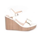 Sandal Nữ Hanatabi Quai Ngang Có Khóa Đế Pu Vân Gỗ Siêu Nhẹ Cao 9cm Hậu C Mã HNSDX9F1014 (Size 35 -> 39)