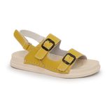 Sandal nữ Hanatabi 2 lớp quai bản có khóa may liền đế cao 2cm mã HNSDX2F805 (Size 35 -> 39)