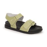 Sandal nữ Hanatabi 2 lớp quai bản ngang may liền đế cao 3cm mã HNSD608 ( Size 35 -> 39)