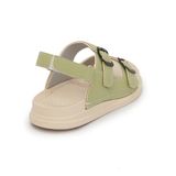 Sandal nữ Hanatabi 2 lớp quai bản có khóa may liền đế cao 2cm mã HNSDX2F805 (Size 35 -> 39)