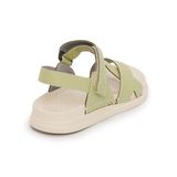 Sandal nữ Hanatabi 2 lớp quai chéo may liền đế cao 2cm mã HNSDX2F803 (Size 35 -> 39)