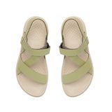 Sandal nữ Hanatabi 2 lớp quai chéo may liền đế cao 2cm mã HNSDX2F803 (Size 35 -> 39)