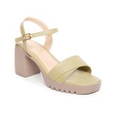 Sandal nữ Hanatabi quai ngang 1 xếp đế PU siêu nhẹ cao 7cm hậu c mã HNSDG7F967 (Size 35 -> 39)