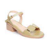 Sandal nữ Hanatabi quai ngang có khóa đế Pu siêu nhẹ cao 5cm hậu C mã HNSDG5F1002 (Size 35 -> 39)