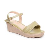 Sandal nữ Hanatabi quai ngang 2 xếp đế xuồng siêu nhẹ cao 5cm hậu c mã HNSD5F968 (Size 36 -> 40)